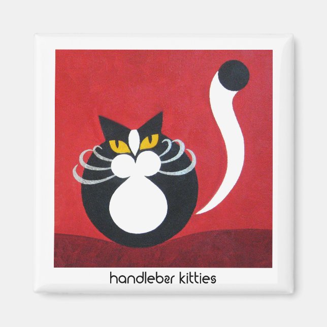 aimant de chat amusant * aimant de chat mignon (Devant)