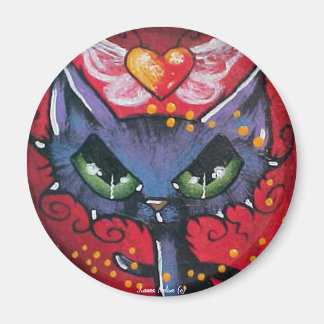 Aimant de chat cardiaque