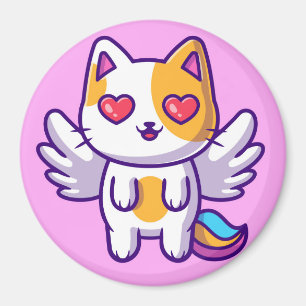 Aimant de chat mignon