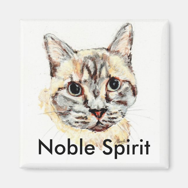Aimant de chat Noble Spirit (Devant)