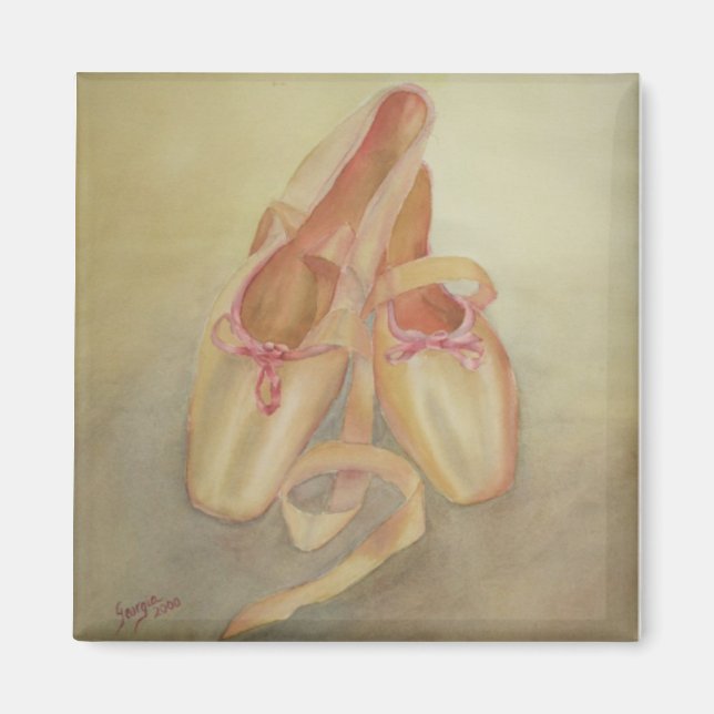 aimant de chaussures de ballet (Devant)
