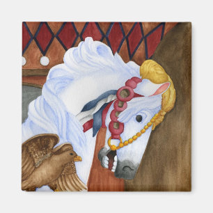Aimant de cheval de carrousel