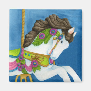 Aimant de cheval de carrousel de Gayle