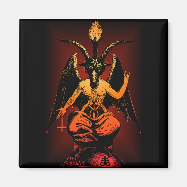 Aimant de chèvre satanique (Devant)