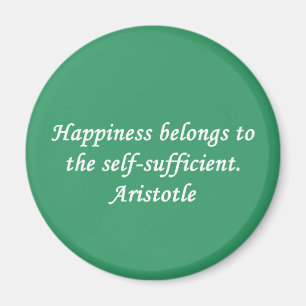 Aimant de citation de bonheur d'Aristote