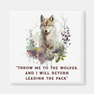 Aimant de citation de loup