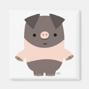 Aimant de cochon de dessin puissant