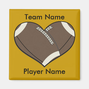 Aimant de coeur du football