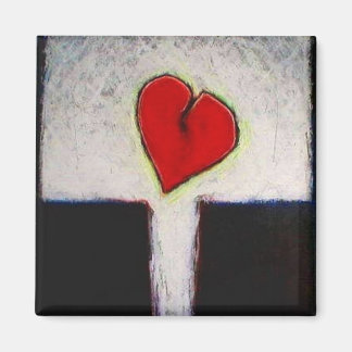 Aimant de coeur sauvage