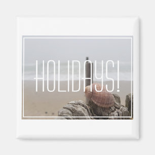 Aimant de coquillage de vague d'océan de mer de va