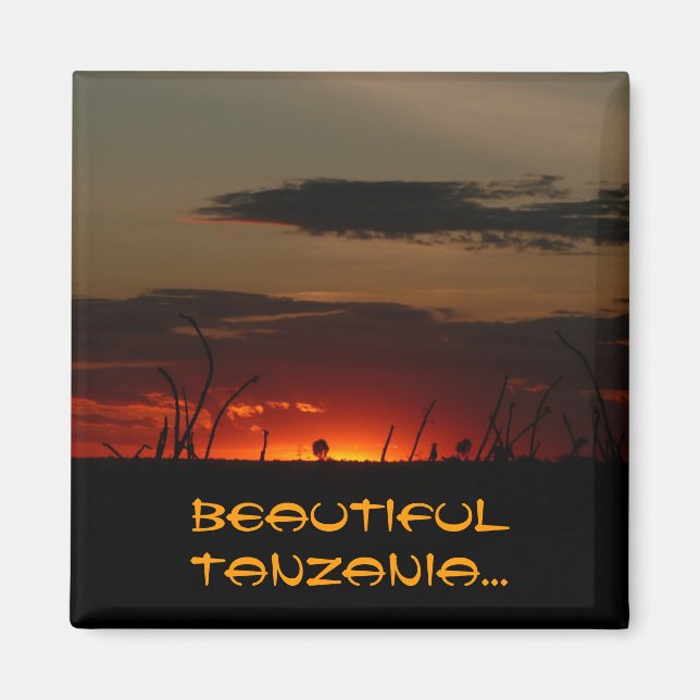Aimant de coucher de soleil tanzanien (Devant)