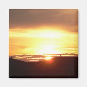 Aimant "de coucher du soleil de dessus de toit"