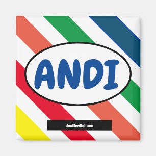 aimant de couleurs ANDI