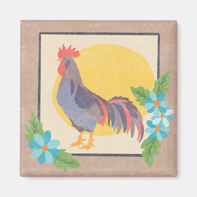Aimant de cuisine de coq (Devant)
