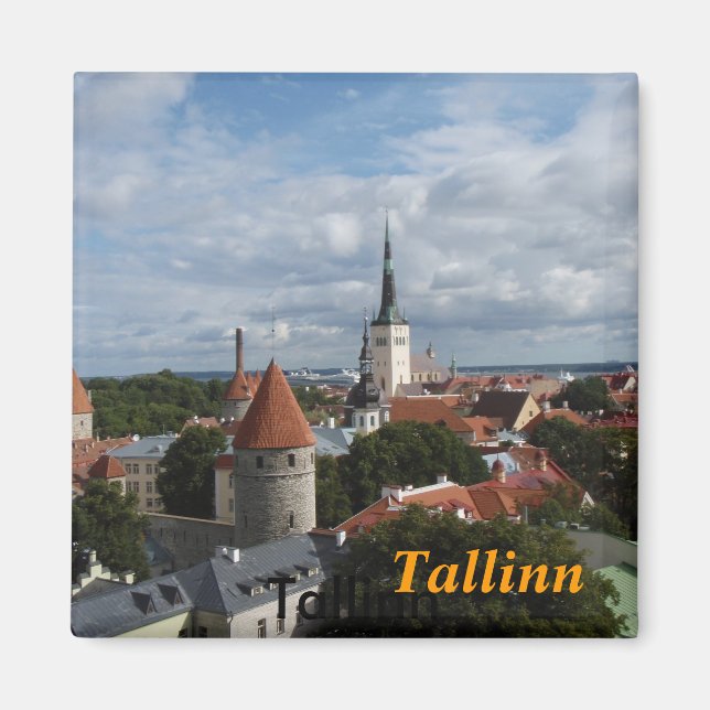 Aimant de cuisine de Tallinn (Devant)