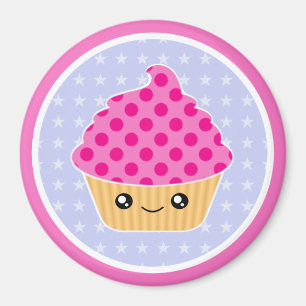 Aimant de cupcake Kawaii