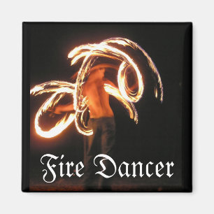 Aimant de danseur du feu