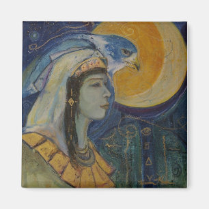 Aimant de déesse de lune de Falcoln d'Egyptien