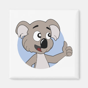 Aimant de dessin animé de Koala