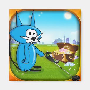 Aimant de détecteur de métaux de richesse de cha