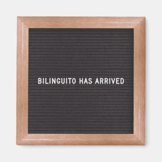 Aimant de devis bilingue