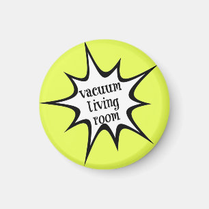 aimant de diagramme de corvée - salon de vide