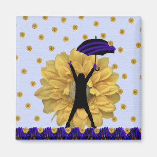 Aimant de douche de tournesol