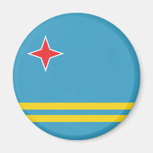 Aimant de drapeau d'Aruba