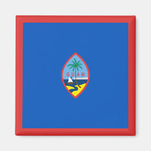 Aimant de drapeau de la Guam
