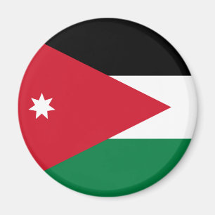 Aimant de drapeau de la Jordanie