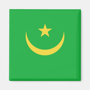 Aimant de drapeau de la Mauritanie