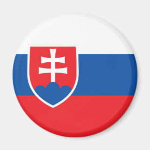 Aimant de drapeau de la Slovaquie