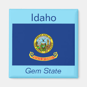 Aimant de drapeau de l'Idaho