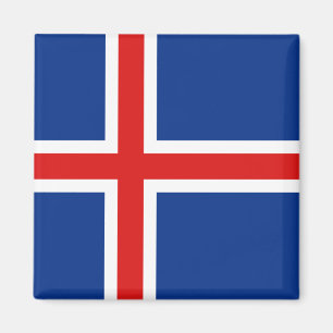 Aimant de drapeau de l'Islande