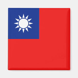 Aimant de drapeau de Taïwan