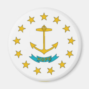 Aimant de drapeau d'Île de Rhode