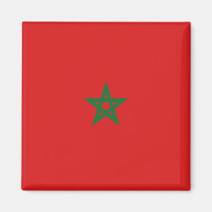 Aimant de drapeau du Maroc