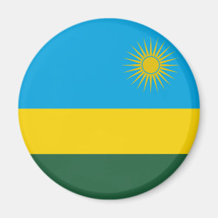 Aimant de drapeau du Rwanda