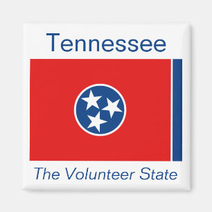 Aimant de drapeau du Tennessee