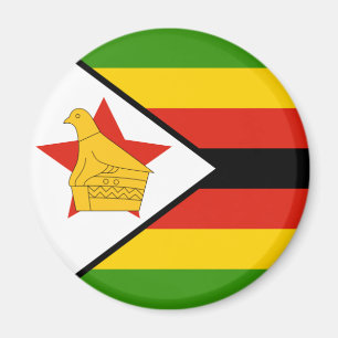 Aimant de drapeau du Zimbabwe