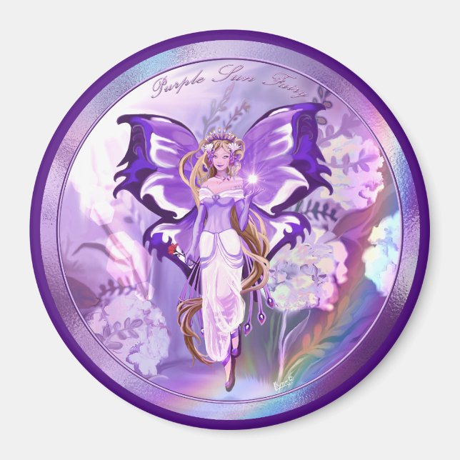 Aimant de fée violet (Devant)