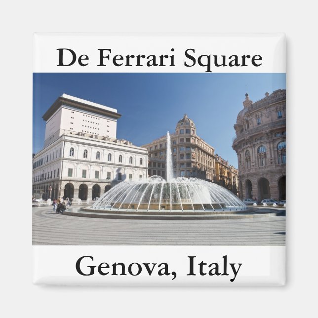 Aimant De Ferrari Carré, Gênes, Italie (Devant)