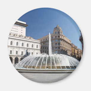 Aimant De Ferrari Square, Gênes, Italie