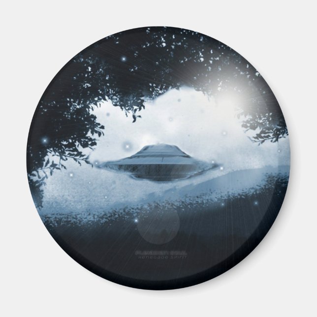 Aimant de fidélité OVNI (Devant)