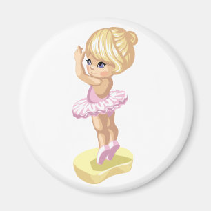 Aimant de fille de ballerine