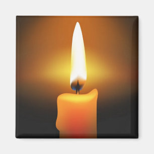 Aimant de flamme de bougie