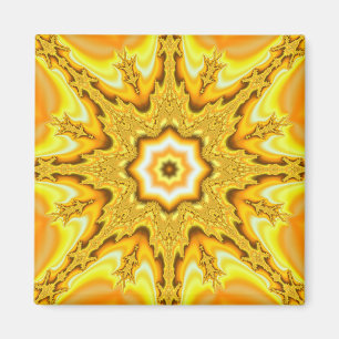 Aimant de fractale d'étoile d'or