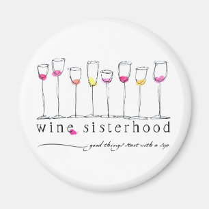 Aimant de fraternité de vin