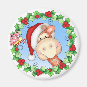 Aimant de Gertrude de joie de Noël de BaZooples