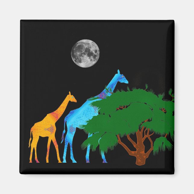 Aimant de girafe (Devant)
